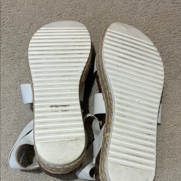 Steve Madden Kimmie White Espadrille Sandals 👵MT - Picture 5 of 7